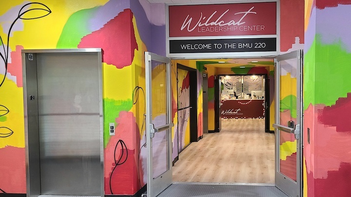 Photo of entrance to Wildcat Leadership Center