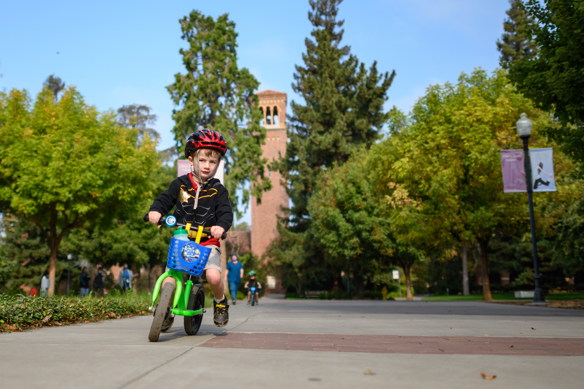 Photo of child playing at Chico State
